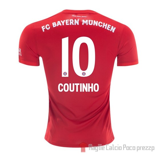 Maglia Bayern Munich Giocatore Coutinho Home 2019/2020 - Clicca l'immagine per chiudere